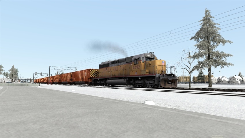Photo of UP 6392 on the New Jersey Coast Line