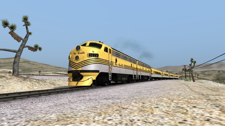 Photo of DRGW 5624 in Cajon Pass